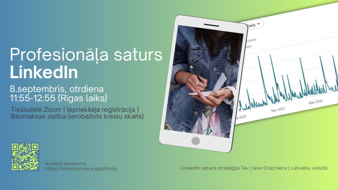 LinkedIn Satura Stratēģija Tev cover