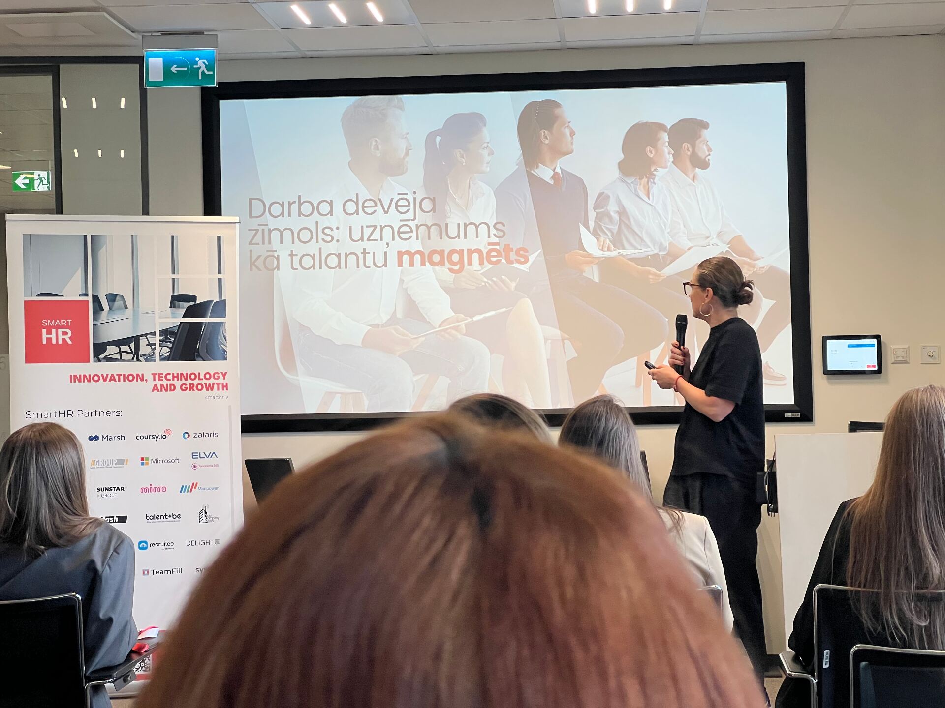 Ieva Drazniece at SmartHR Employer Brand Activation 2025